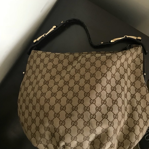 Gucci GG Canvas Studded Hobo - Picture 3 of 16